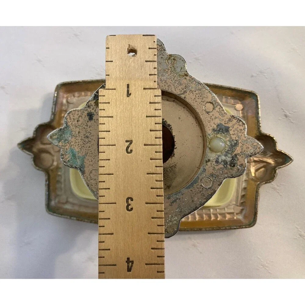 Vintage Amerock Bonaventure Collection Soap Dish Free Standing White Art Deco